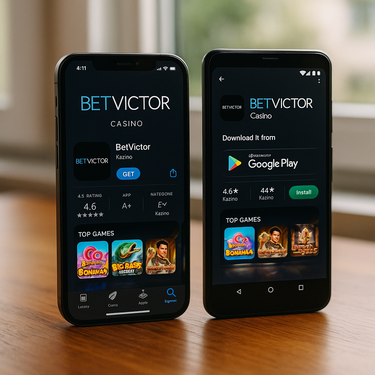 BetVictor - Mobilios programėlės iOS ir Android